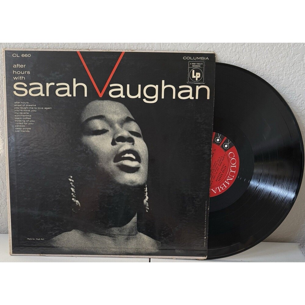 Sarah Vaughan - After Hours LP - Columbia - CL 660 6-Eye Mono